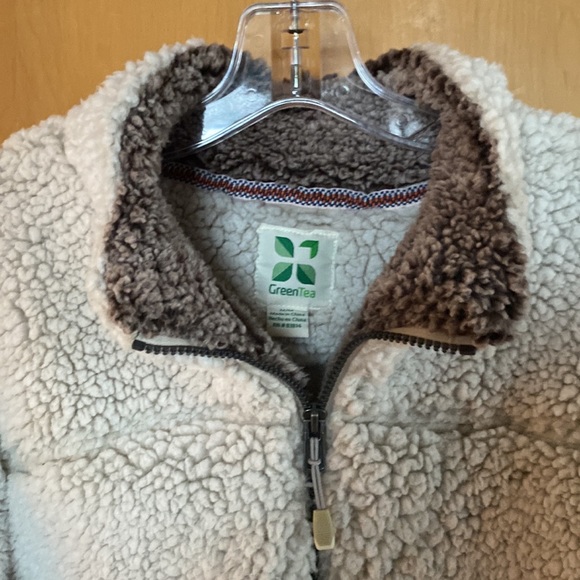 Green Tea Fleece quarter zip size Medium. - Picture 2 of 5